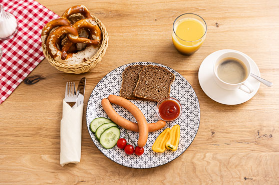 Frühstück Wienerle