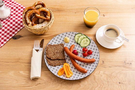 Frühstück Debreziner