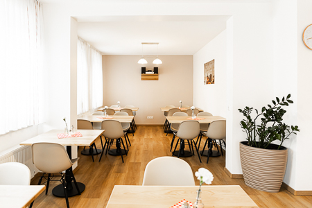 Frühstücksraum Pension Märkl Augsburg