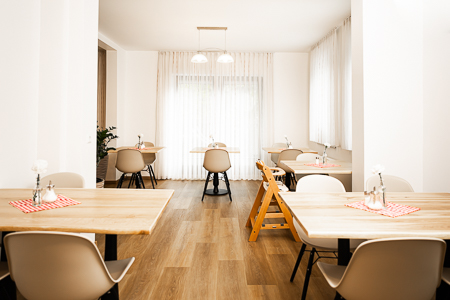 Frühstücksraum Pension Märkl Augsburg